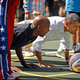 President Obama with former NBA player Bruce Bowen (Chip Somodevilla/Getty Images)